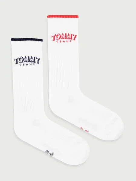 Tommy Hilfiger ponožky pánske s bavlnou biela