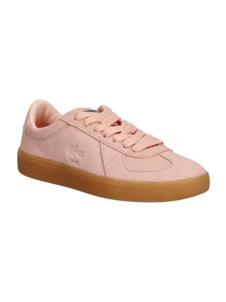 Sneakersy Lacoste zamszowe różowe