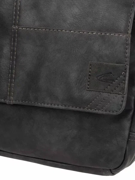 Torba na ramię z naszywką z logo Camel Active czarna