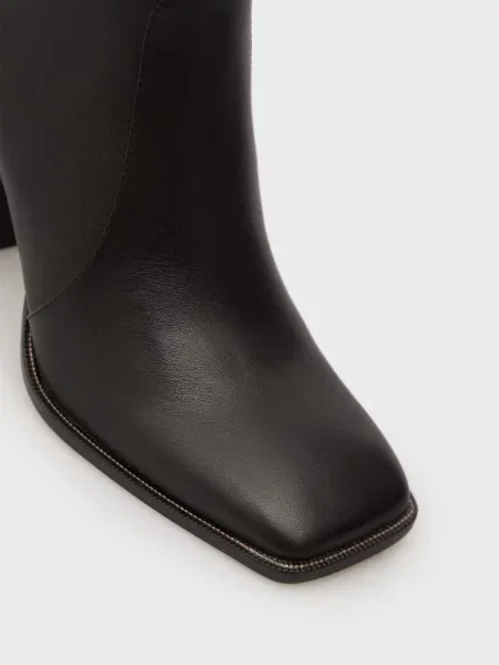 Кожаные ботильоны Prpy черные
