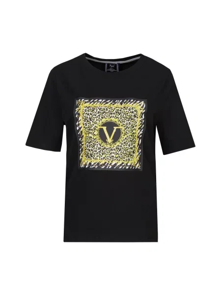 ITALIA Tricou Bellara bej / maro / galben negru