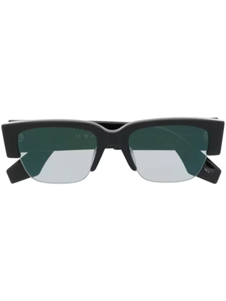 Ochelari de soare Alexander Mcqueen cu imagine negru