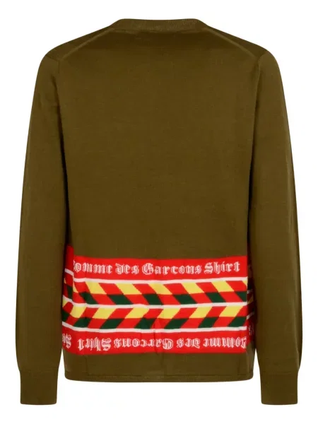 Pulover Comme Des Garçons cu dungi maro