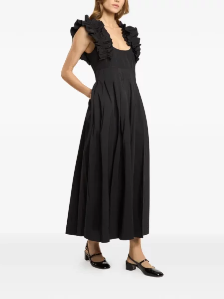Rochie Cinq A Sept cu volane negru