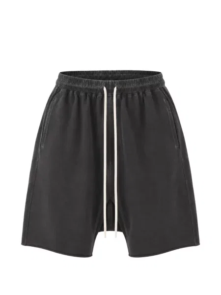 Pantaloni scurți Rick Owens Drkshdw cu cordon negru