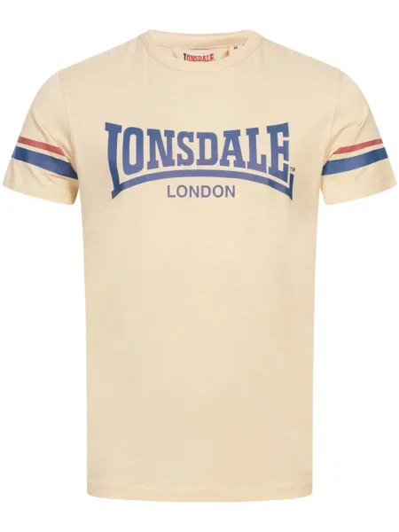 LONSDALE Tricou CREICH nisipiu / albastru roșu