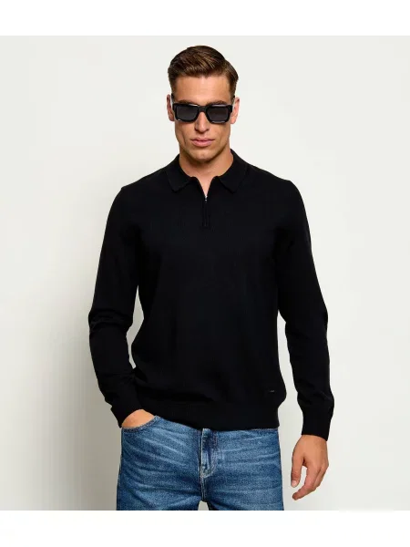 Joop! De lână pulover Dondor | Modern fit negru