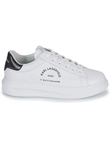 Boty Karl Lagerfeld KAPRI Maison Karl Lace bílé