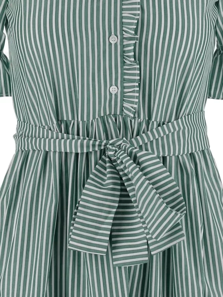 Rochie cu dungi F.it cu dungi de costum verde