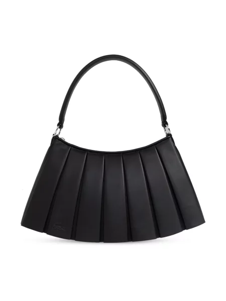 Lacoste torebka crossbody skórzana czarna