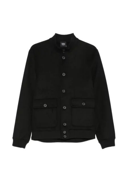 Palton Omc de lână negru