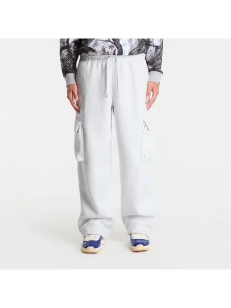 Pantaloni de trening Jordan Brooklyn Oversized Fleece Cargo Pants Neutral Grey/ Htr/ Lt Smoke Grey S gri