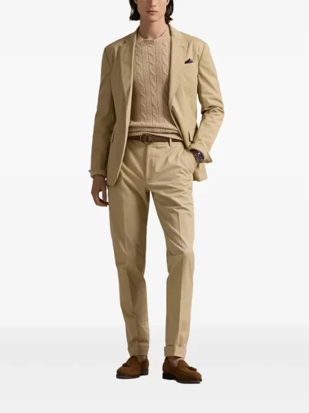 Șapcă Polo Ralph Lauren cu dungi din fleece verde