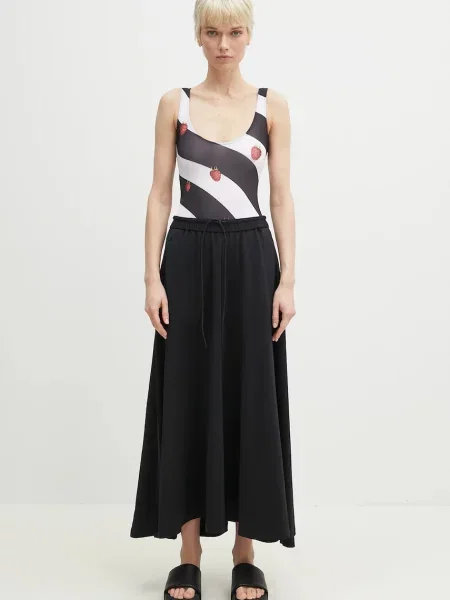 Боді Fiorucci Striped Raspberry Print чорний