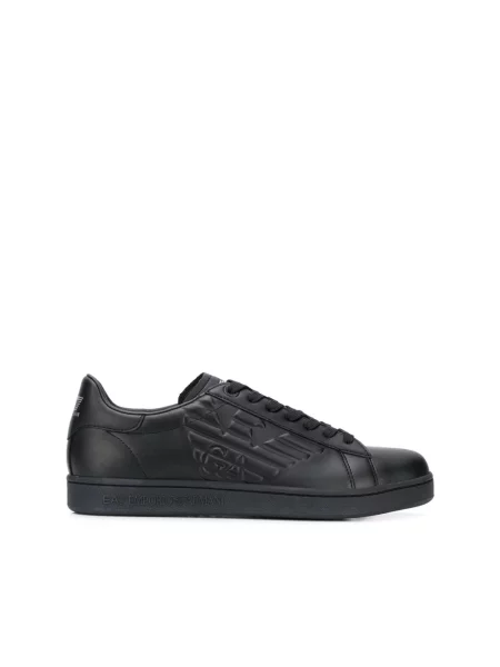 Emporio Armani Buty skórzane czarne
