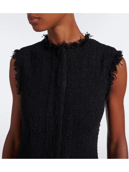 Rochie midi The Row de lână negru