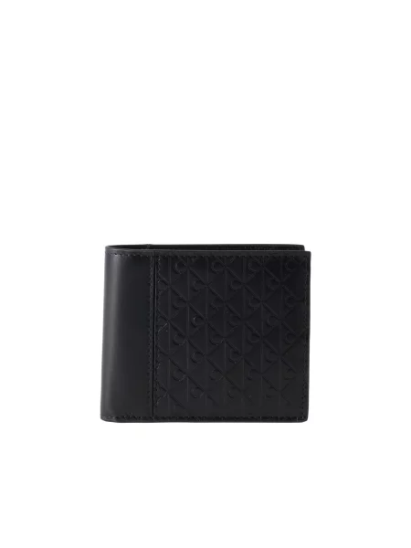 Peňaženka Calvin Klein Refined Emblem Mix Billfold W/ F čierna