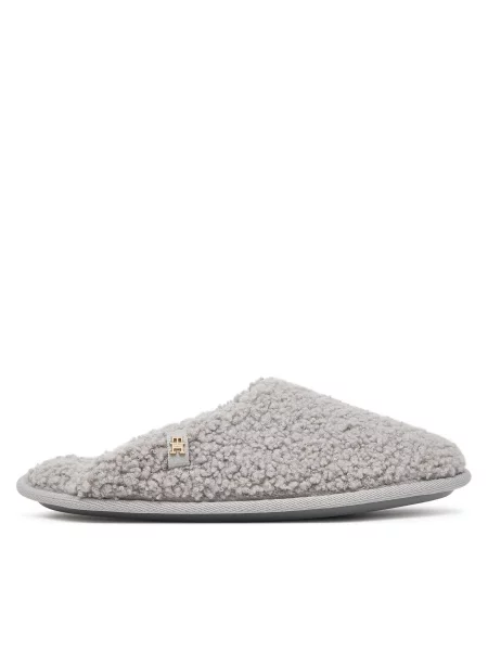 Papuče Tommy Hilfiger Th House Shoes siva