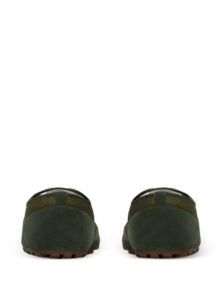 Sneakerși Balmain din piele de căprioară verde