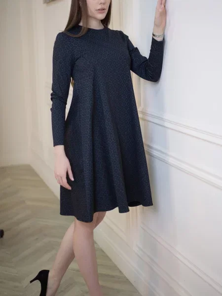 Сукня міді LadyLike сірий