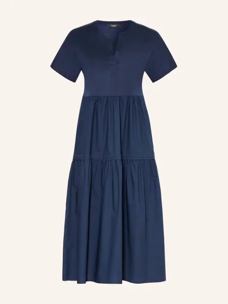 Weekend Max Mara Šaty Capsula Z Kombinace Materiálů tmavě modrá