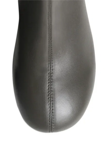 Cropp cizme scurte 12 Storeez din piele gri