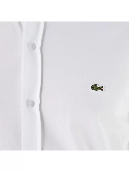 Lacoste Koszula Tkana Lacoste biała