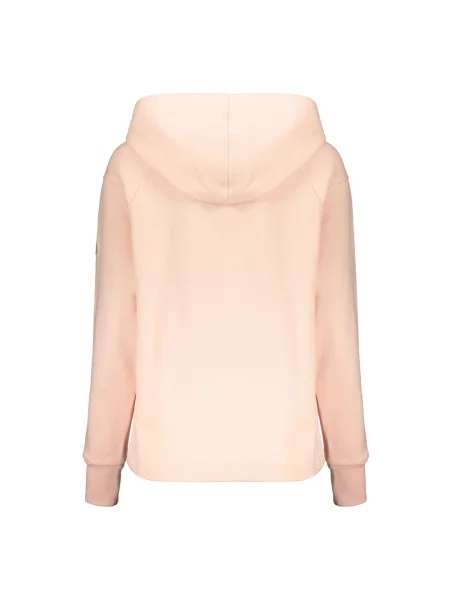 Sweter Pyrenex z kapturem różowy