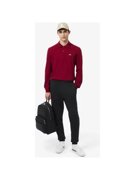 Długie spodnie Lacoste Tapered Fit XS czarny
