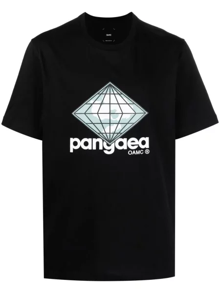 Tricou Oamc cu imagine cu decolteu rotund negru
