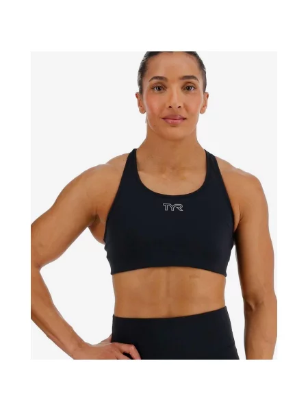 Biustonosz TYR Classic Sports czysta czerń XS czarny