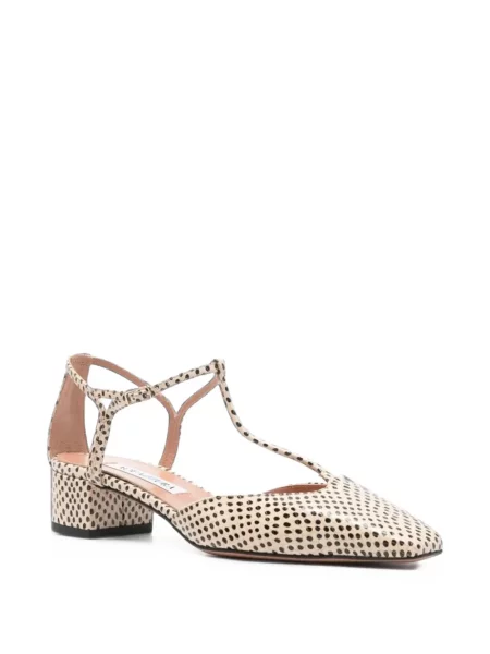 Pantofi cu toc Aquazzura cu imagine cu model piele de șarpe