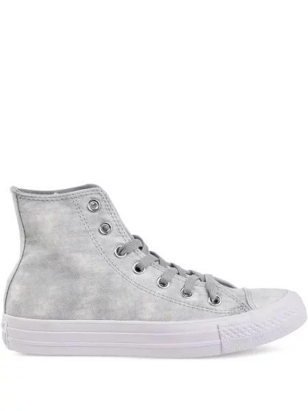 Kožené retro tenisky Converse Chuck Taylor All Star s výšivkou černé