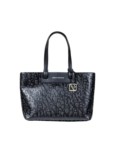 Geantă shopper Armani negru