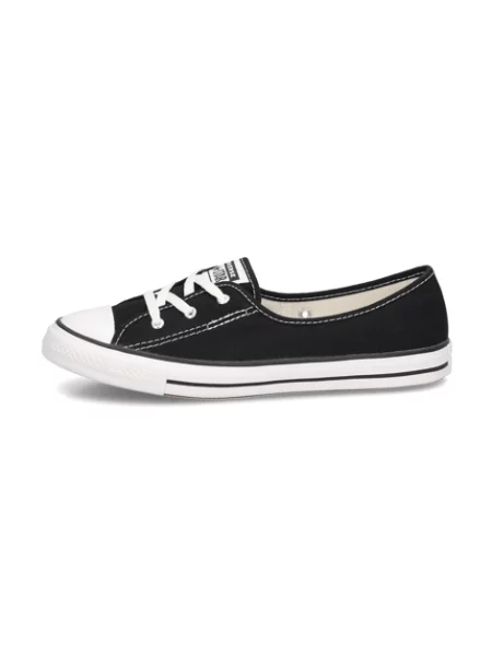 Krajkové baleríny Converse černé
