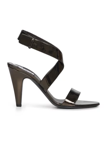 Sandały Alaïa skórzane brązowe