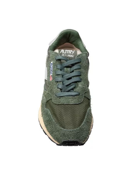 Sneakersy Autry skórzane zielone
