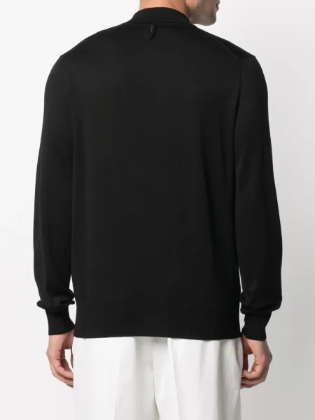 Pulover Billionaire cu broderie negru