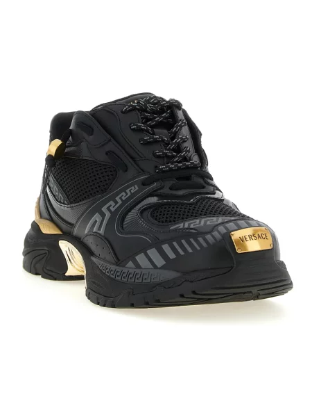 Sneakersy Versace skórzane czarne