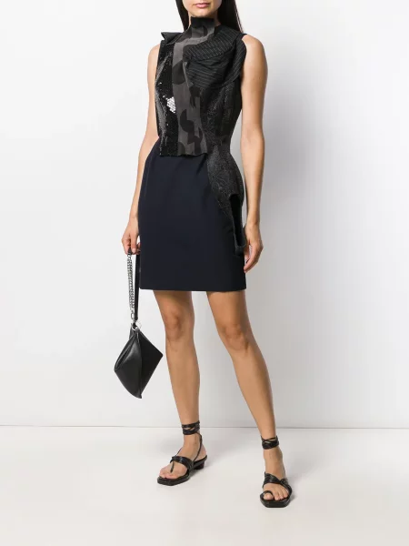 Oblekové šaty Comme Des Garçons Pre-owned modré