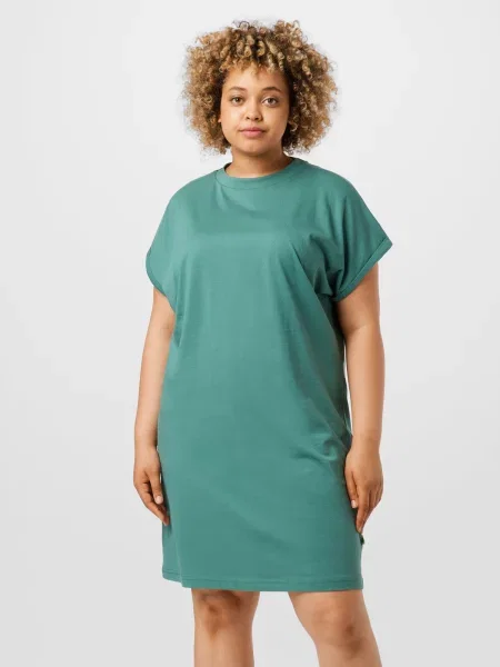 Urban Classics Rochie smarald verde