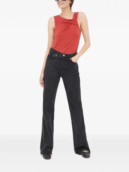 Top Dkny fără mâneci roșu