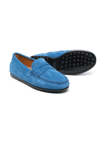 Mokasyny dziecięce Tod's niebieskie