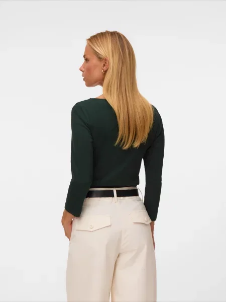 Μπλούζα Vero Moda πράσινο