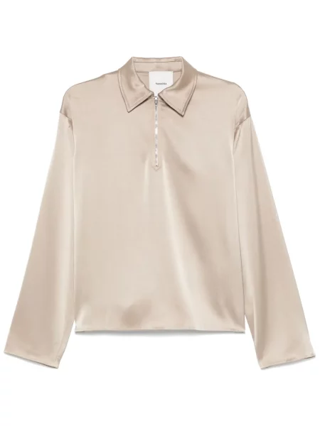 Polo Nanushka din satin