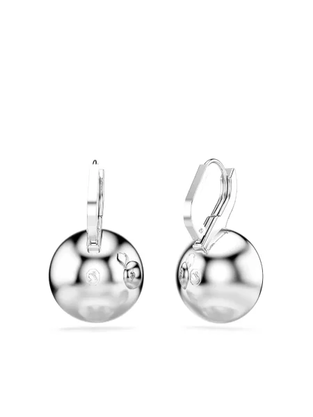 Cercei Swarovski de cristal alb