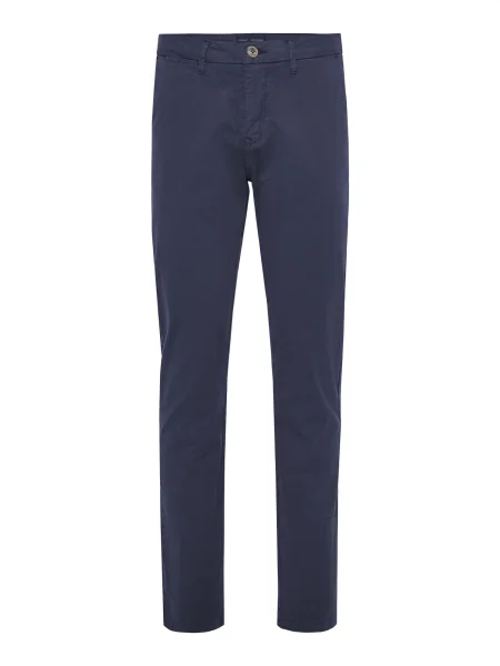 Funky Buddha Pantaloni eleganți bleumarin