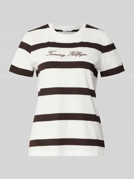 Męski t-shirt o kroju regular fit z czystej bawełny Tommy Hilfiger