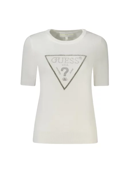 Jeansy Guess z krótkim rękawem ze spandexu szare