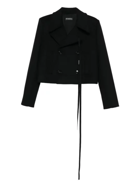 Geacă Ann Demeulemeester cu legături negru